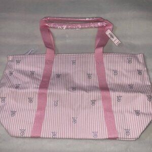 VS BLACK FRIDAY RARE 2025 LIMITED EDITION HERITAGE STRIPE RHINESTONES TOTE BAG